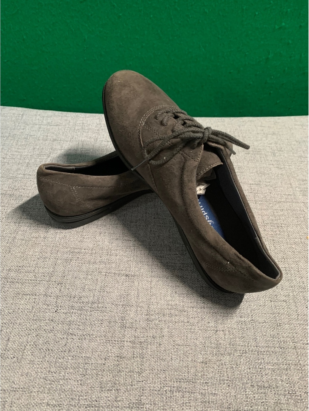 Easy Spirit brown suede loafers
